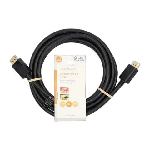 Nedis Câble DisplayPort 2.1 mâle/mâle - 3m - Noir