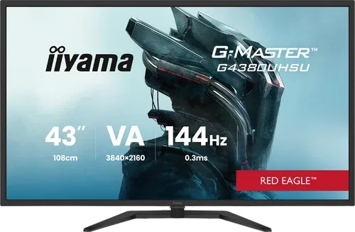 Iiyama G4380UHSU-B2 - 42.5" 4K 144Hz 0.3ms Adaptive Sync, vue 1