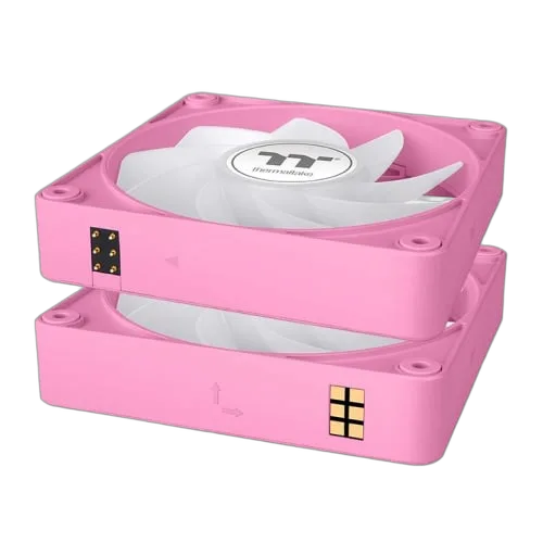 Thermaltake CT120 EX Reverse ARGB (Pack de 3x120mm) - Rose, vue 5