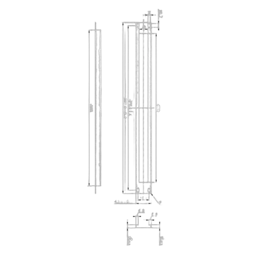 Kimex International Bandeau gestion de câbles en brosse pour rack 19", vue 2