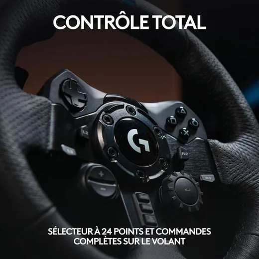 Logitech G923 Racing Wheel & Pedals PC et Playsation Edition, vue 5