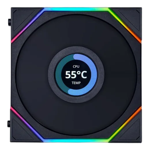 Lian-Li UNI FAN LCD TL120 120mm Noir - kit de 3