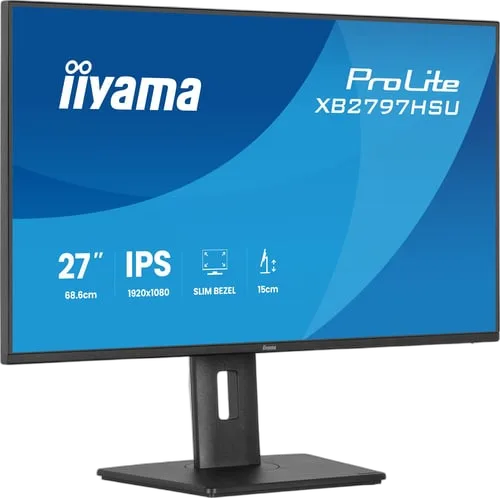 Iiyama Prolite XB2797HSU-B1 - 27" FHD 120Hz IPS 4ms Pivot Adaptive Sync
