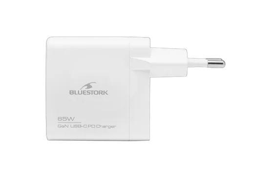 Bluestork 65W USB C - Blanc/Détachable