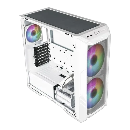 Cooler Master HAF 500 White H500-WGNN-S00 - MT/Sans Alim/ATX, vue 5