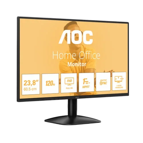 AOC 24B31H - 23.8" FHD 120Hz IPS 1ms Adaptive Sync, vue 2