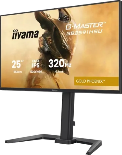 Iiyama GB2591HSU-B1 - 24.5" FHD 320Hz Fast IPS 0.4ms Pivot HDMI 2.1 G-Sync