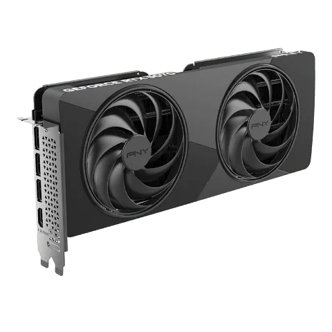 PNY GeForce RTX 5070 12Go Slim Dual Fan Overclocked, vue 10