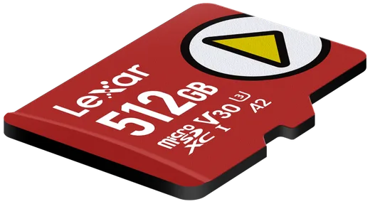 Lexar Micro SDXC 512Go Class 10 U3 V30 A2 LMSPLAY512G-BNSNG