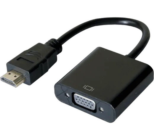 Convertisseur HDMI vers VGA - 23cm - Noir