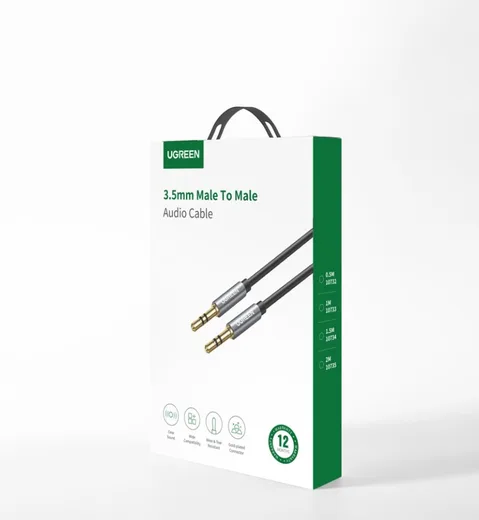 UGREEN Câble audio Jack 3.5mm mâle/mâle - 2m