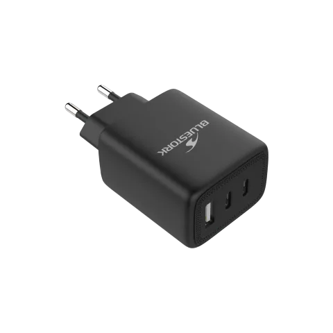 Bluestork Chargeur 65W PD - 3 ports + Câble USB-C 2m - Noir, vue 5