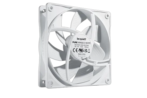 be quiet! Pure Wings 3 120mm PWM Blanc, vue 3