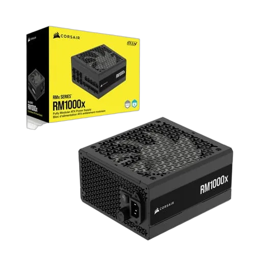 Corsair ATX 1000W -RM1000x 80+ GOLD F Mod. - CP-9020271-EU, vue 3