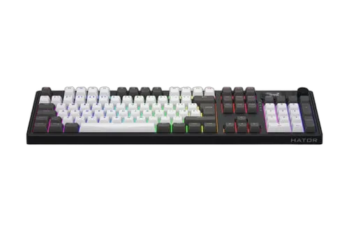 Hator Skyfall 100 Pro - Mécanique - Sans-Fil - RGB - Noir/Gris