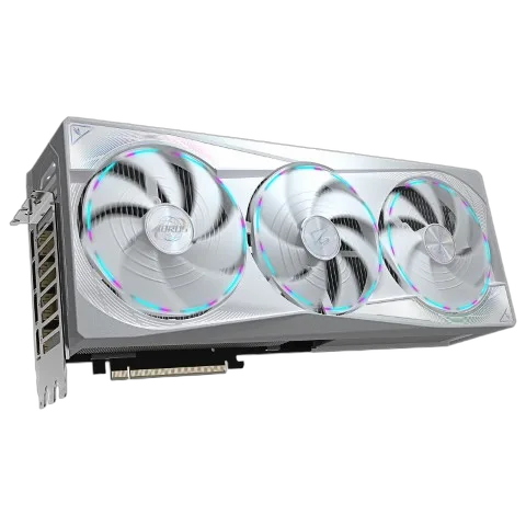 Gigabyte AORUS GeForce RTX 5080 MASTER ICE 16G, vue 3