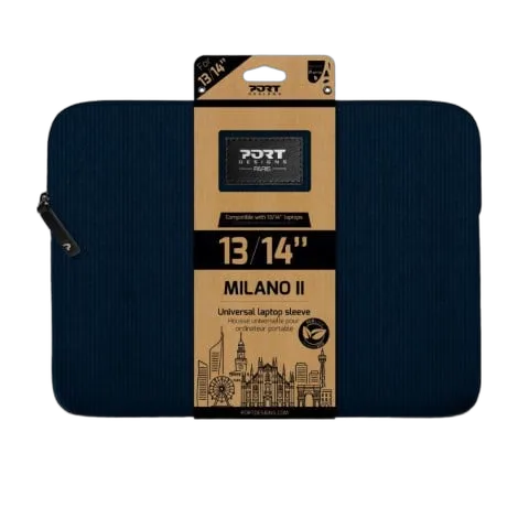Port Housse Milano II Eco Sleeve - 13/14" - Bleu, vue 3