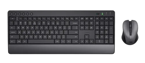 Trust Trezo - Clavier/Souris/Noir/Sans fil, vue 2