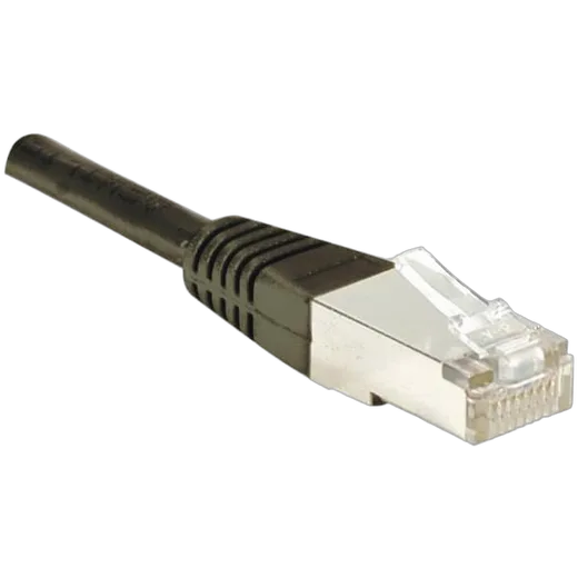 Câble Cat6 1m FTP Noir, vue 1