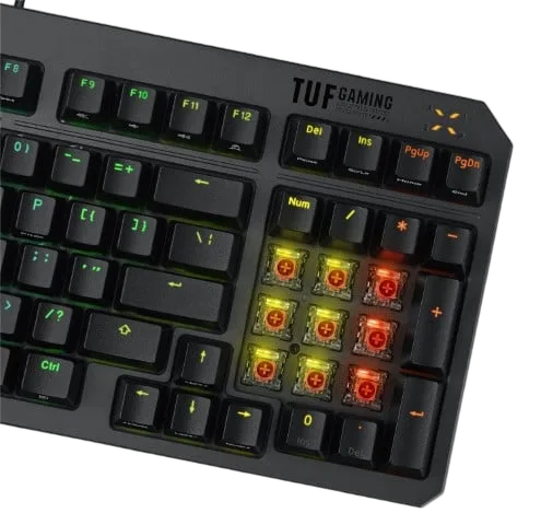 Asus TUF K3 Gen II - Optique - Filaire - RGB - Noir, vue 5