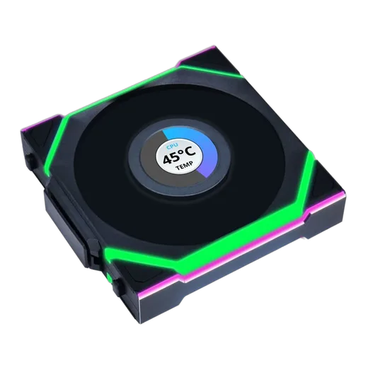 Lian-Li UNI FAN SL LCD ARGB PWM - Sans Fil 120mm - Noir