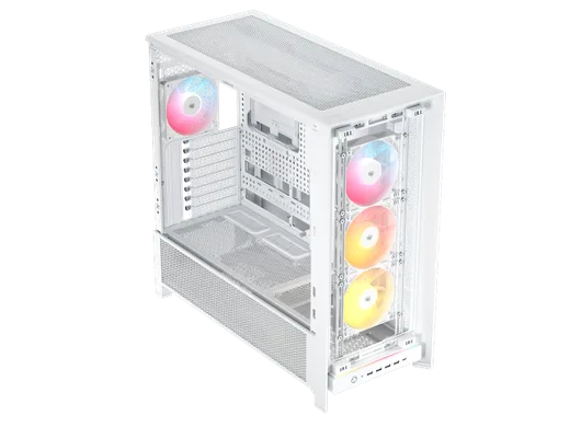 Corsair Frame 5000D RS ARGB Blanc - MT/Sans Alim/E-ATX, vue 10