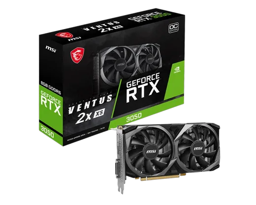 MSI GeForce RTX 3050 VENTUS 2X XS 8G OC-Seconde Vie