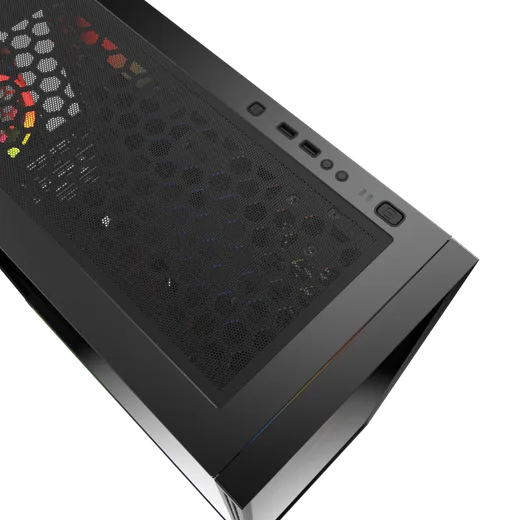 M.RED BLACK DESTROYER Glass-G - ARGB - MT/ATX