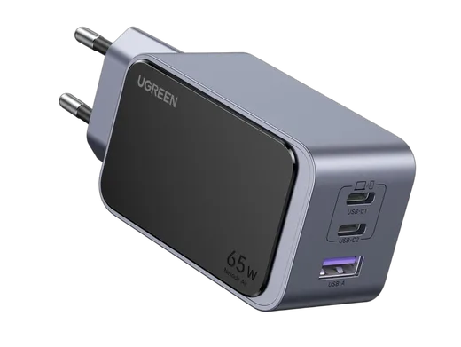 Chargeur Nexode S 65W - USB-A+2xUSB-C - Gris