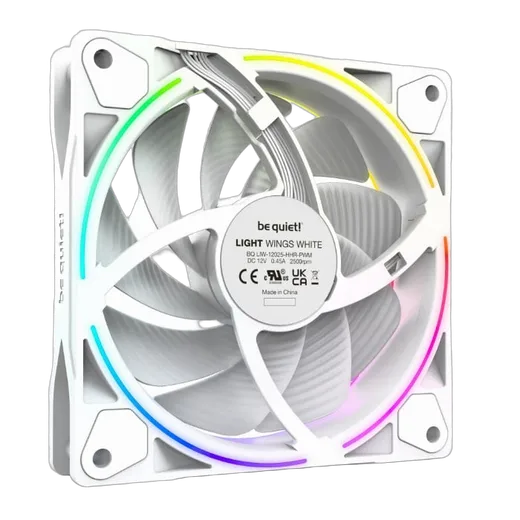 be quiet! Pack de 3 Light Wings 120mm PWM ARGB High Speed Blanc-Seconde Vie, vue 2