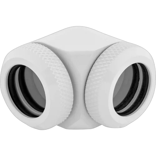 Corsair Fittings 90° Hydro X XF Hardline - 14mm Blanc (x2), vue 2