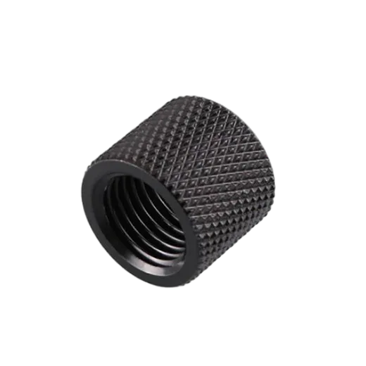 Raccord tube rigide droit noir - 14mm, vue 1
