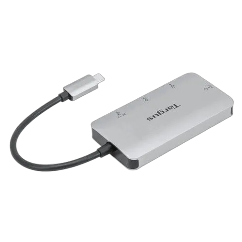 Targus Hub multi-port USB-C avec 2 ports USB-A et 2 ports USB-C et charge pass-through 100 W