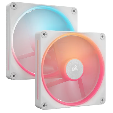 Corsair LX140-R RGB PWM (2x140mm) - Blanc, vue 5