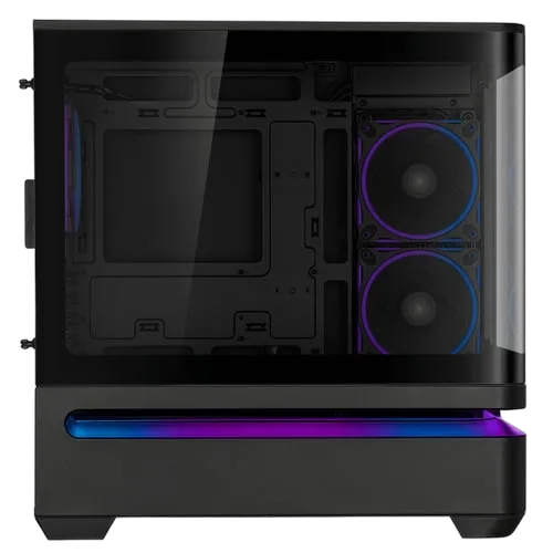 Asus Prime AP202 TG ARGB Noir - mT/Sans Alim/mATX, vue 6