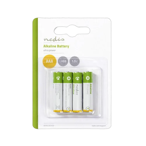 Nedis Piles alcalines AAA - Pack de 4, vue 2