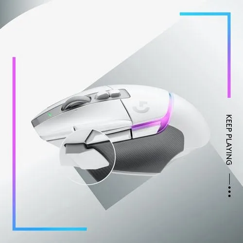 Logitech G502 X Plus - Sans-Fil - RGB - Blanc, vue 6