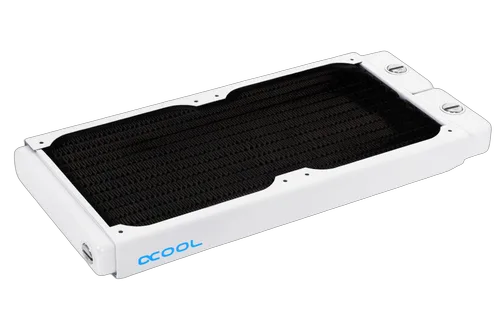 Alphacool NexXxoS ST30 240mm Radiator V.2 - Blanc, vue 3