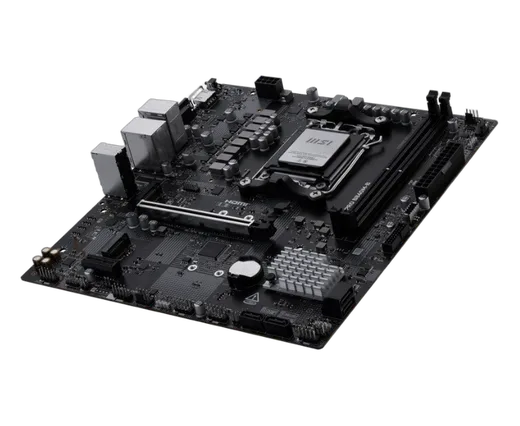 MSI PRO B840M-B - B840/AM5/DDR5/mATX, vue 3