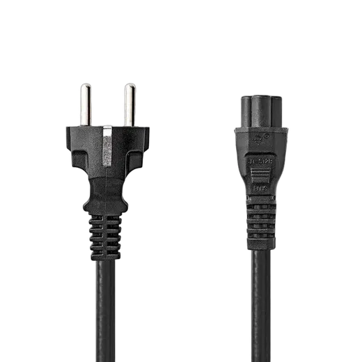 Nedis Câble prise de terre mâle/IEC-320-C5 - 2m - Noir