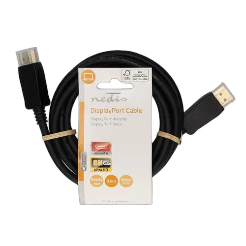 Nedis Câble DisplayPort 1.4 mâle/mâle - 2m, vue 3