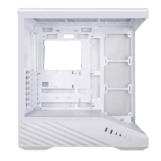 Lian-Li Vector V100 RGB Blanc - MT/Sans Alim/E-ATX, vue 3