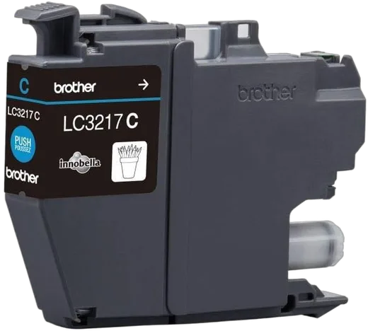Compatible Brother Cartouche LC3217C Cyan, vue 1