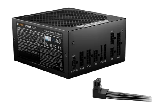 be quiet! ATX 1000W - 80+ Platinum - Power Zone 2 Noir, vue 3