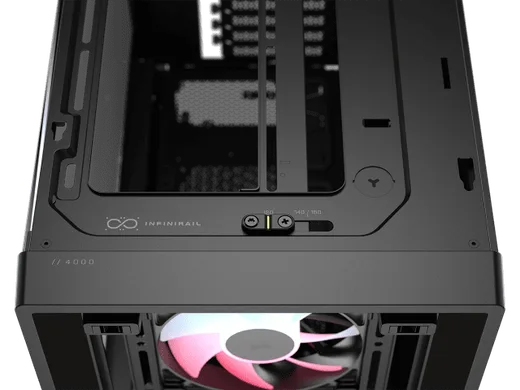 Corsair FRAME 4000D LCD RS ARGB Noir - MT/Sans Alim/E-ATX, vue 10