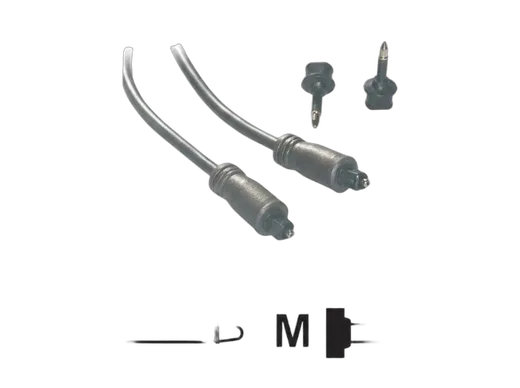 MCL Samar Câble audio optique Toslink mâle/mâle - 2m - Noir