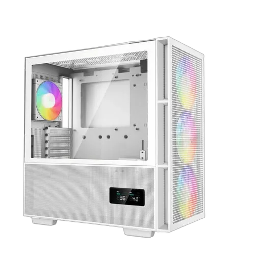 Deepcool CH560 Digital Blanc - MT/Sans Alim/ATX