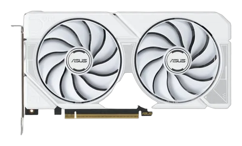 Asus Dual GeForce RTX 5060 Ti 8Go OC Blanc, vue 2