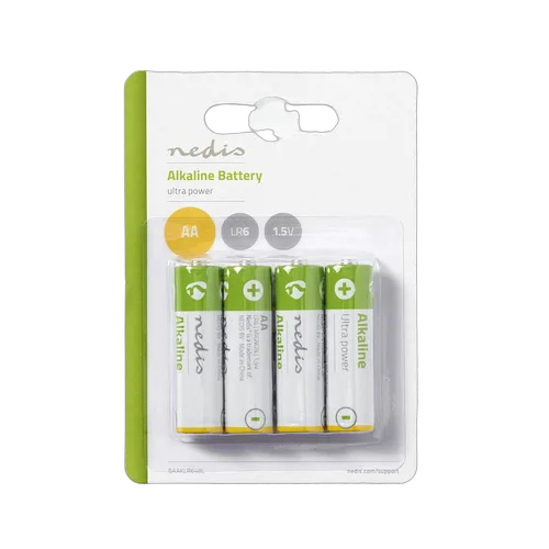 Nedis Piles Alcalines AA - Pack de 4, vue 2