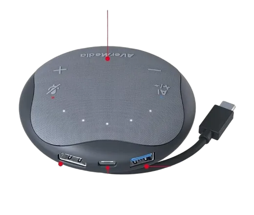 Avermedia Smart Speakerphone AS315, vue 3